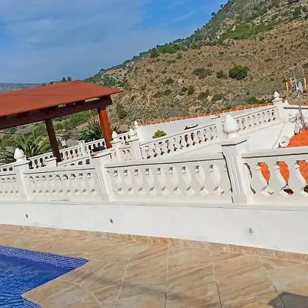 ヴィラ Med Panoramautsikt Med Privat Pool I Calpe, Costa Blanca, Spanien カルプ